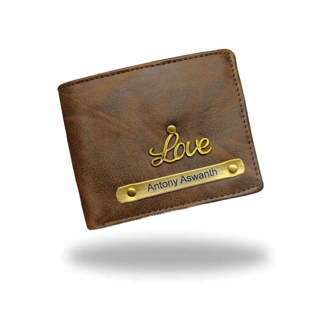 Customize leather wallet for Men