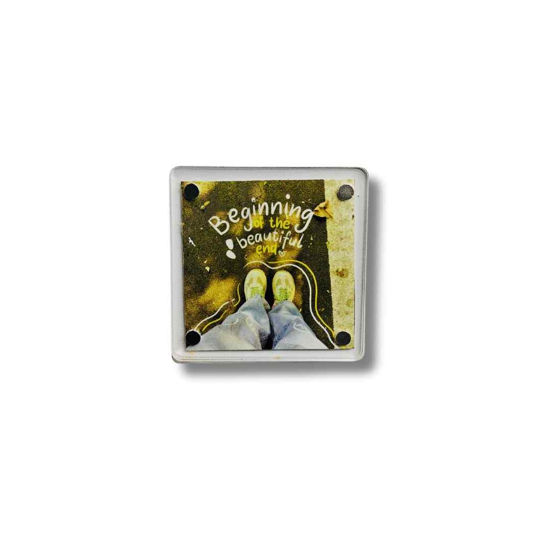 Premium Magnetic Acrylic Photo Frame (Square)