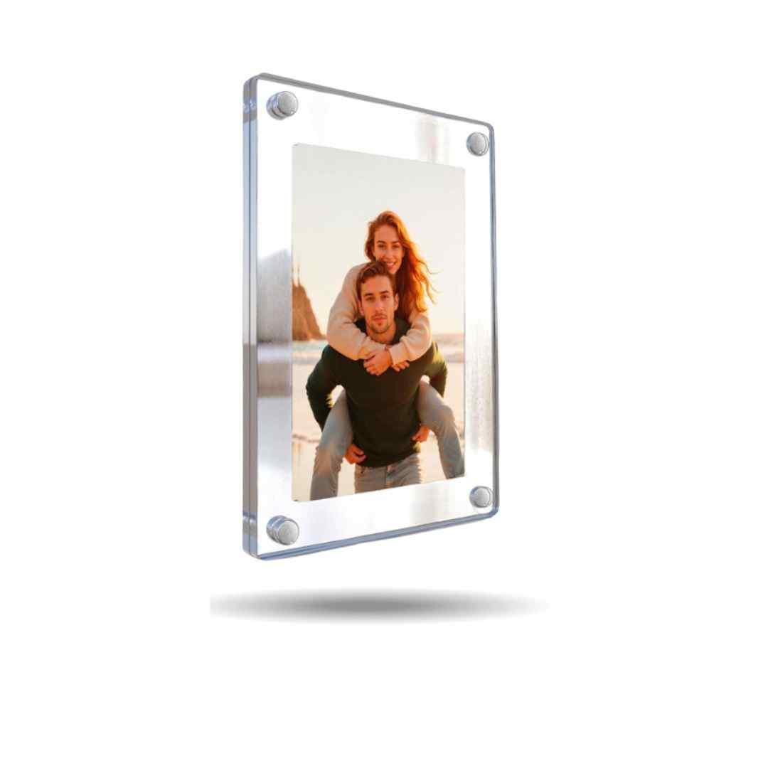 Premium Magnetic Acrylic Fridge Magnet (Polaroid)